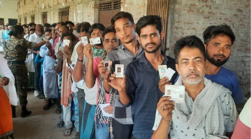 48.23% polling registered in the first phase of LS election in Bihar.