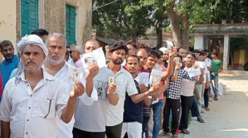 The election commission registered 9.66% polling till 9 am on Bihar’s 8 seats.