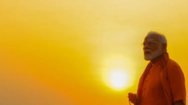 PM Narendra Modi meditates at Vivekanand Rock Memorial after 75 days of intense campaign.