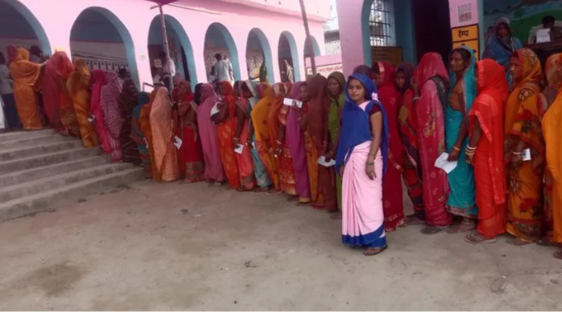 Polling for the five Lok Sabha constituencies begins in Bihar, 10.18% voting registered till 9 a.m.
