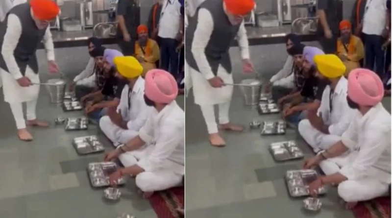 Prime Minister Modi worshiped in Takth Harimandir Sahib Gurudwara in Patna City.