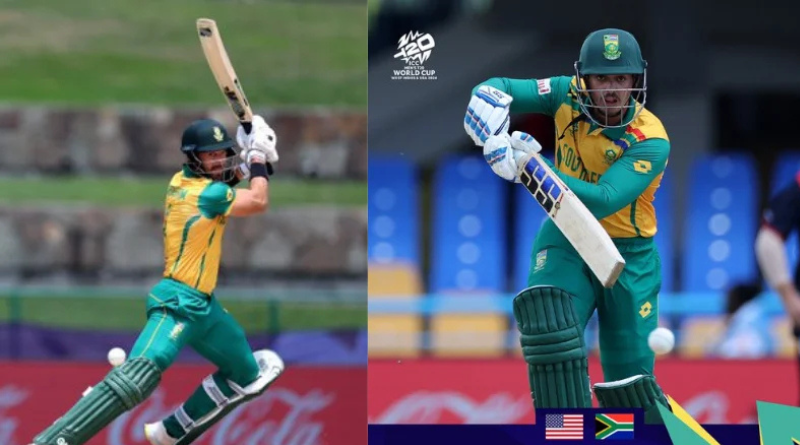 South Africa beat the USA by 18 runs in the Super 8 T20 World Cup.