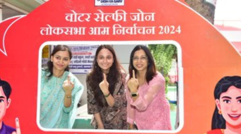 The Election Commission recorded 35.65% polling on 8 seats in Bihar till 1 pm.