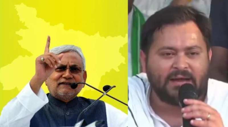 Nitish and Tejashwi boarded the same flight for Delhi.