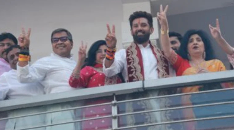 Chirag Paswan is heading towards obtaining 100% result in the  LS poll.
