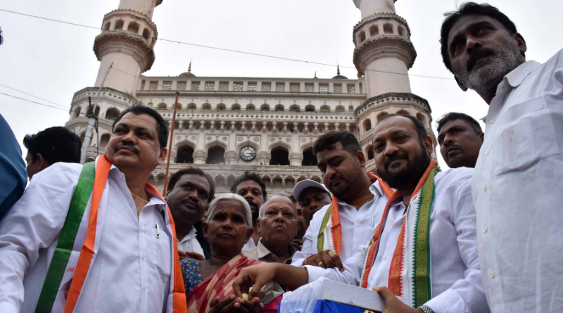 The Hyderabad congress thanked top leadership for waiving crop loans.