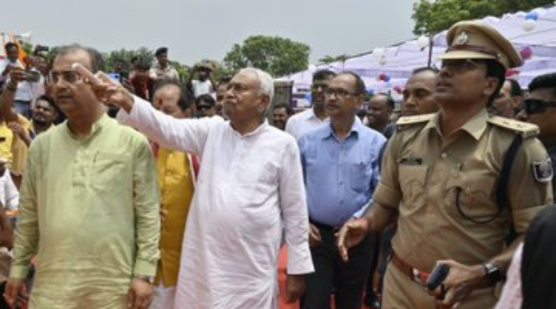 Nitish Kumar will visit Saran to inaugurate two hostels.