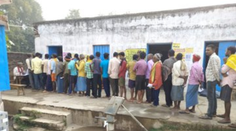 The Election Commission has recorded 52.84% polling in the Bihar by-poll.