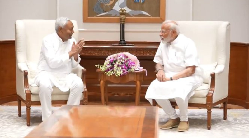 CM Nitish Kumar heads to Delhi ahead of a crucial NDA Chief Minister’s meeting with PM Modi.