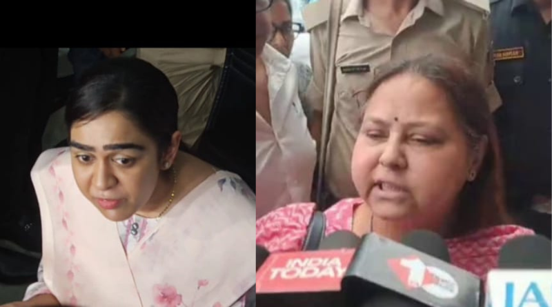 Lalu Prasad flies to Kolkata amid a family crisis; Aishwarya Rai accuses the Yadav clan of betrayal.