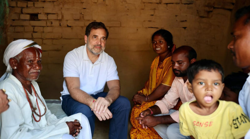 Rahul Gandhi meets the family of ‘Mountain Man’ Dasharatha Manjhi in Gaya, signaling grassroots outreach.