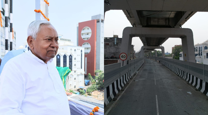 Nitish Kumar inaugurated a double-decker flyover, a Rs. 422 crore infrastructure marvel.