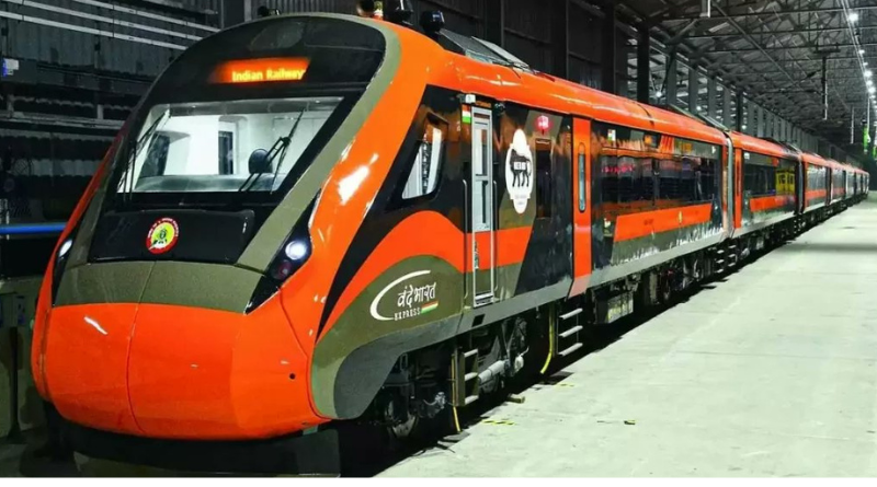 The new Vande Bharat Express will be flagged off on the Patna—Gorakhpur route.