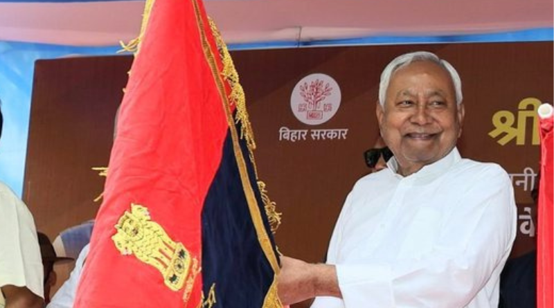 CM Nitish Kumar flags off over 600 new police vehicles to boost law and order in Bihar.