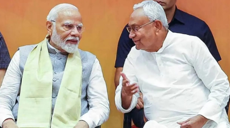 CM Nitish hails PM Modi’s vision and lauds Rs. 5,736 crore projects at Siwan rally.