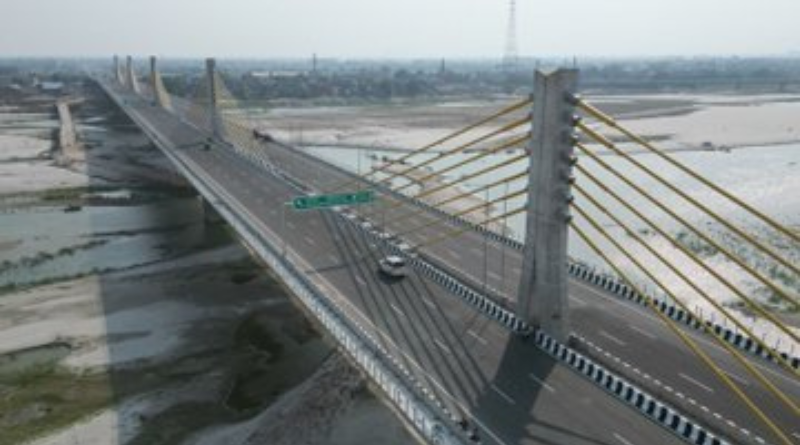 Nitish Kumar will inaugurate a 6-lane Bridge on the Ganga River to connect Patna to Vaishali.