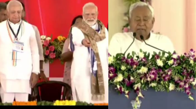 Nitish Kumar announces 125 units of free electricity for Bihar during PM Modi’s Motihari rally.