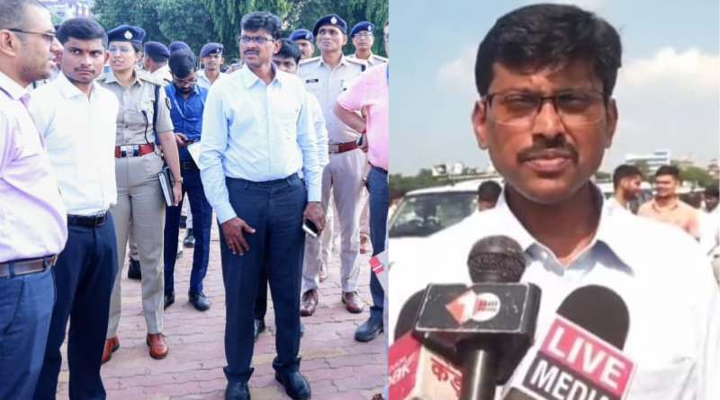 Independence Day preparations are in full swing at Gandhi Maidan, Patna. DM and SSP conduct site inspection.