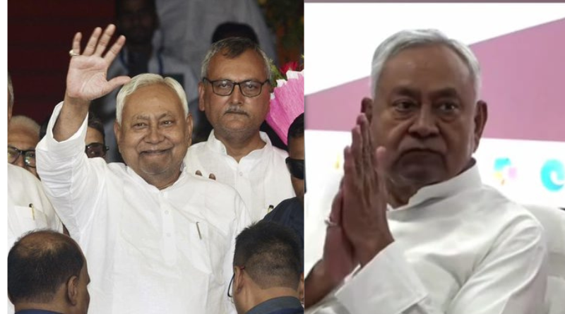 Nitish Kumar lays foundation stones for 2 smart roads, bridge projects over drains in Patna.