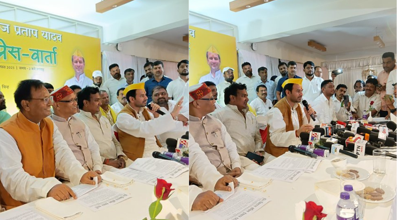 Tej Pratap Yadav forms new alliance with 5 regional parties ahead of Bihar polls.
