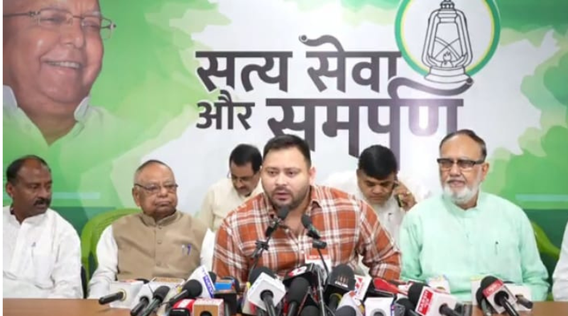 Tejashwi Yadav accuses ECI of cancelling his Voter ID without notice.