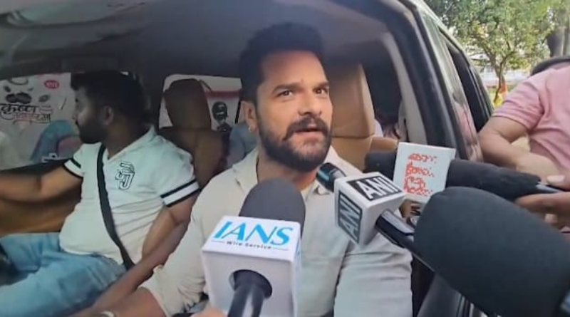 Khesari Lal Yadav met Tejashwi Yadav in Patna, denied election plans.
