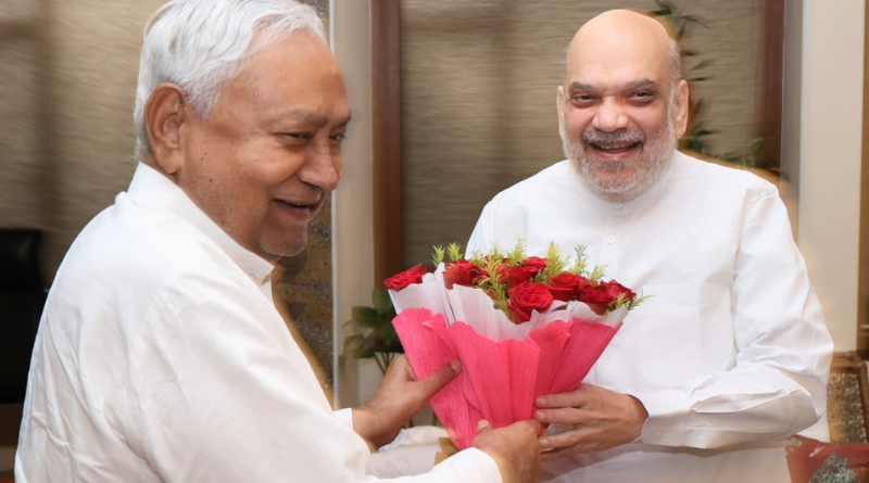 Nitish Kumar, Amit Shah hold a crucial meeting in Patna ahead of the Bihar polls.