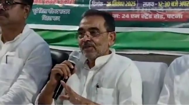 Upendra Kushwaha lauds the NDA’s women-centric policies, dismisses the Grand Alliance manifesto.