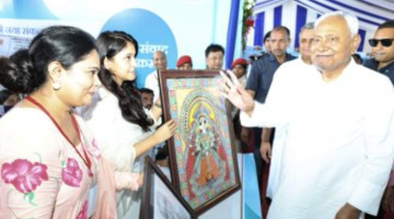 Nitish Kumar unveils development projects worth over Rs 8900 crore in Katihar and Madhubani.