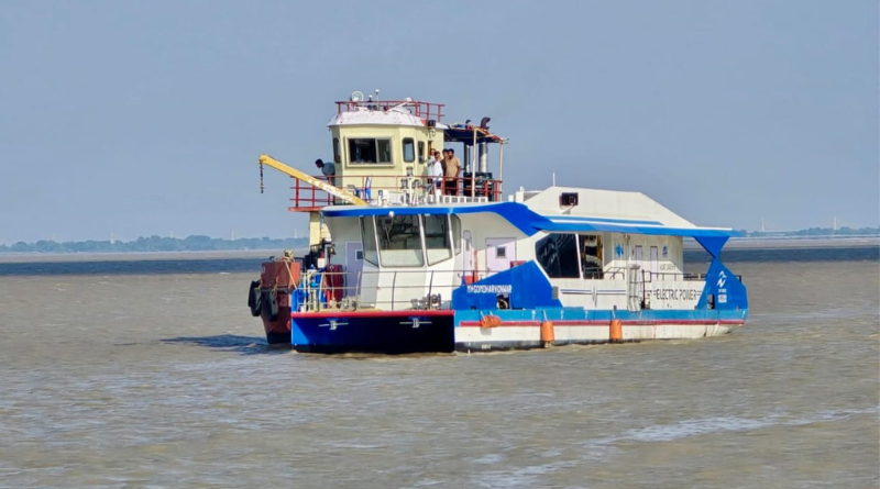 The first water metro vessel reached Patna, will boost tourism.