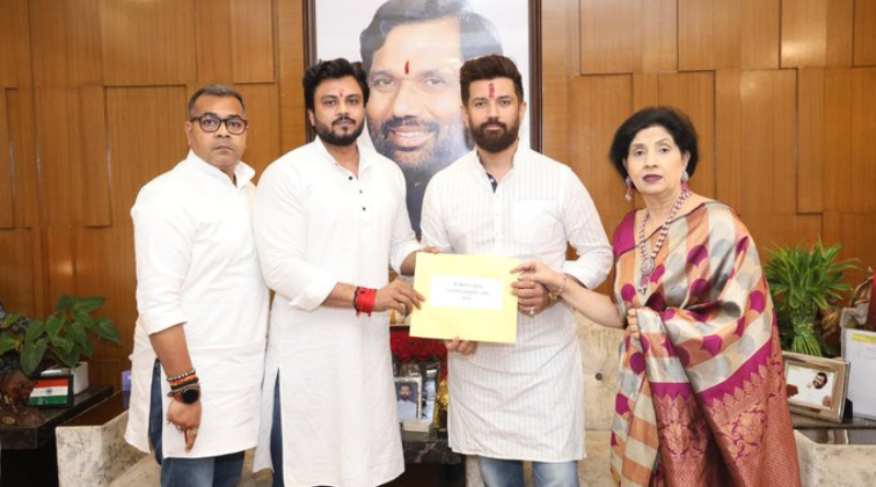 Chirag Paswan-led LJPRV released the first list of 14 candidates for the Bihar polls.