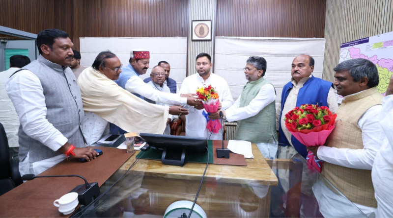 Tejashwi Yadav was elected as a leader to head the party in the Bihar Assembly.