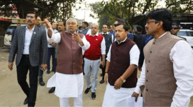 CM Nitish Kumar reviews the Danapur-Bihta elevated road, directs timely completion.