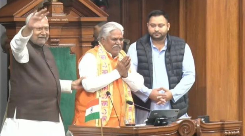Prem Kumar elected unopposed as speaker of the Bihar Legislative Assembly: