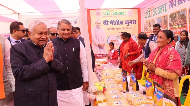 CM Nitish Kumar reviews key development projects during Nawada visit.