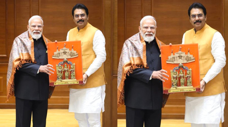 Sanjay Saraogi met Prime Minister Modi in New Delhi, and discussed on organization and farmers’ issues.