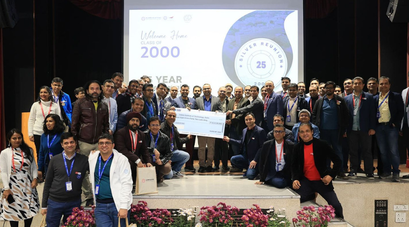 IIT Delhi’s batch of 2000 commits record Rs 70+ crore Pledge at Silver Jubilee Reunion.