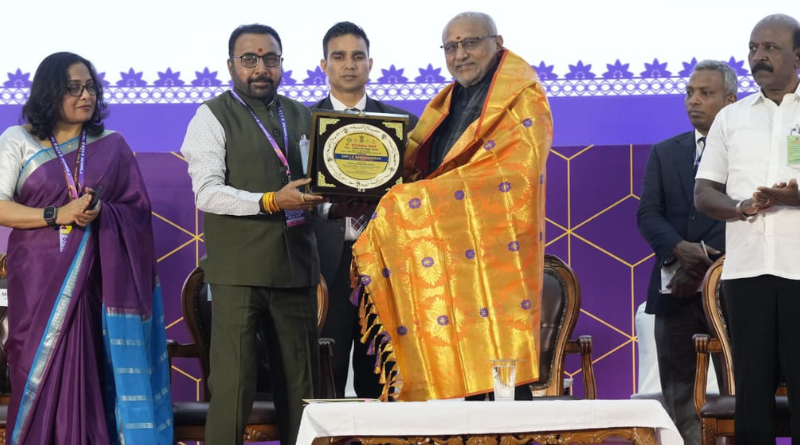 Vice President C. P. Radhakrishnan inaugurates the 9th Siddha Day celebrations in Chennai.