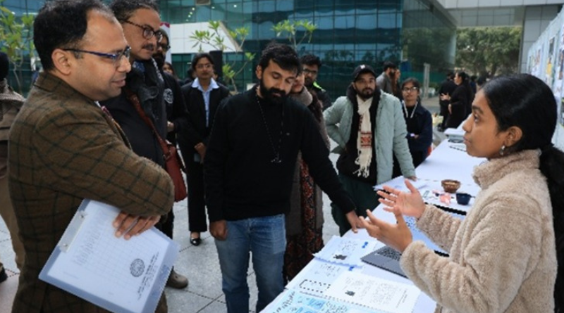 A design exhibition under the Design for Bharat—Youth Innovation Challenge 2026, held at IIT Delhi.