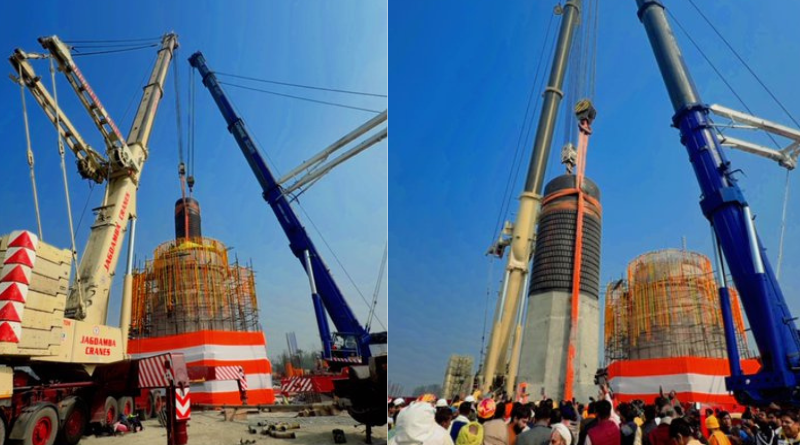 The World’s largest Sahasralingam is installed at the Virat Ramayan temple in Bihar’s East Champaran.