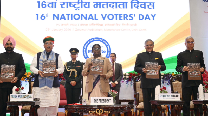 President Droupadi Murmu graces the 16th National Voters’ Day celebrations.