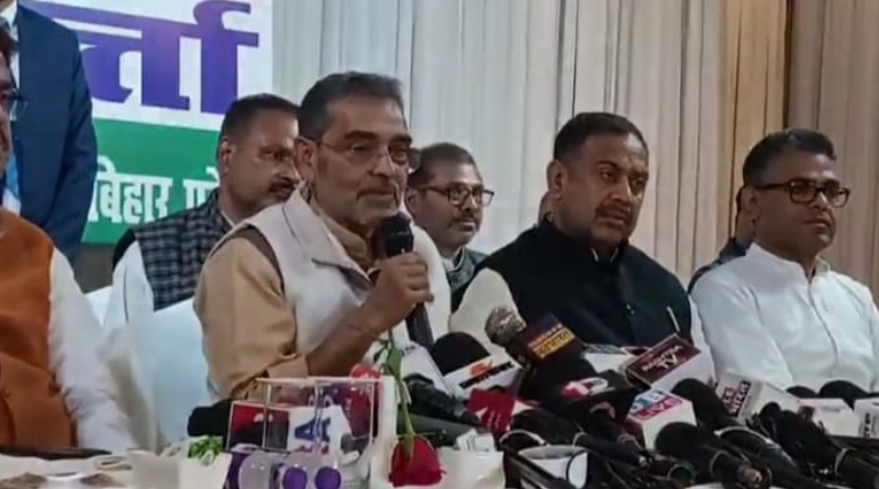 Upendra Kushwaha appoints Alok Kumar Singh as the state president of Rashtriya Lok Morcha.