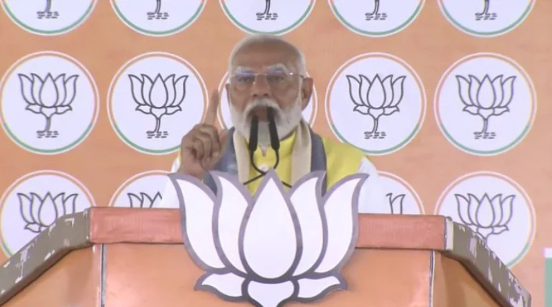 PM Narendra Modi hails the start of commercial production at Micron’s Sanand facility.