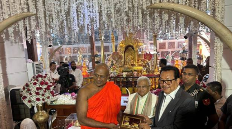 Sacred Devnimori relics of Lord Buddha return to India after historic exhibition in Sri Lanka.