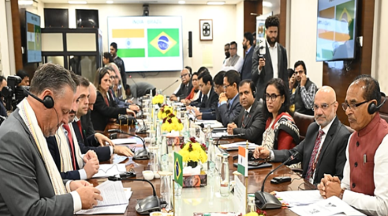 Shivraj Singh Chouhan holds a high-level talk with Brazilian leaders to strengthen cooperation in agriculture and allied sectors.