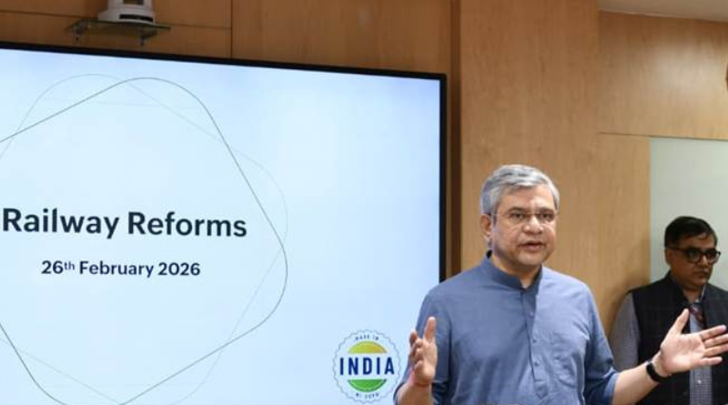 Ashwini Vaishnaw announces RailTech Policy, full digitization of the Railway Claims Tribunal.