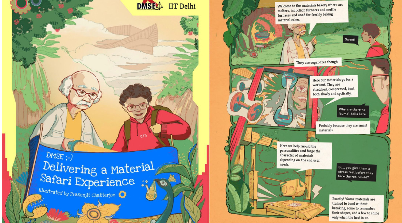 IIT Delhi launches first-of-its-kind comic book-style brochure to demystify complex scientific concepts.